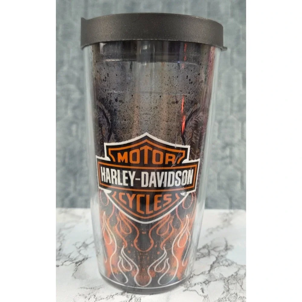 Bike Week Daytona Harley Davidson Tervis tumbler 24 oz flame car cup travel